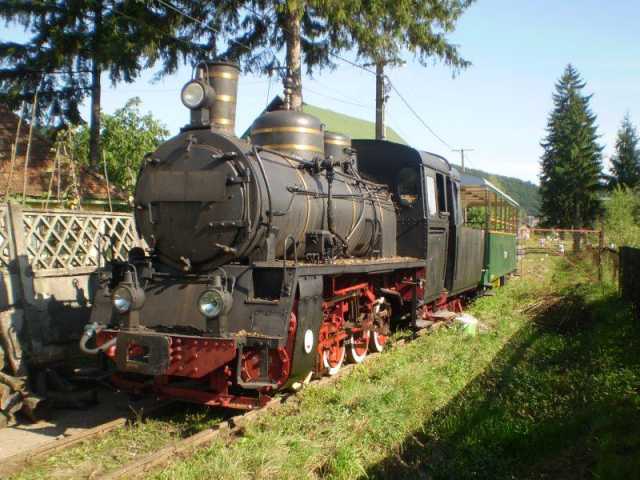 Szováta, a kisvasúti "depó"