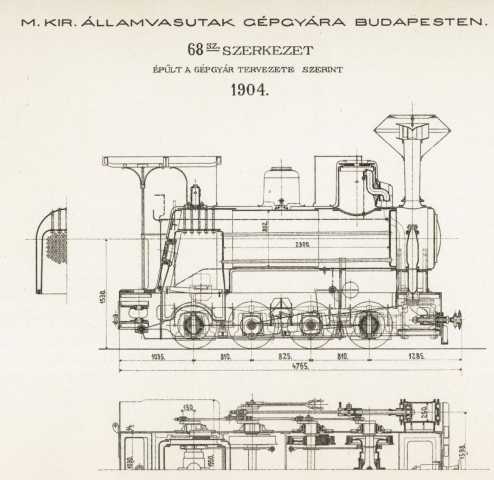 MÁVAG 68. szerkezet jellegrajza